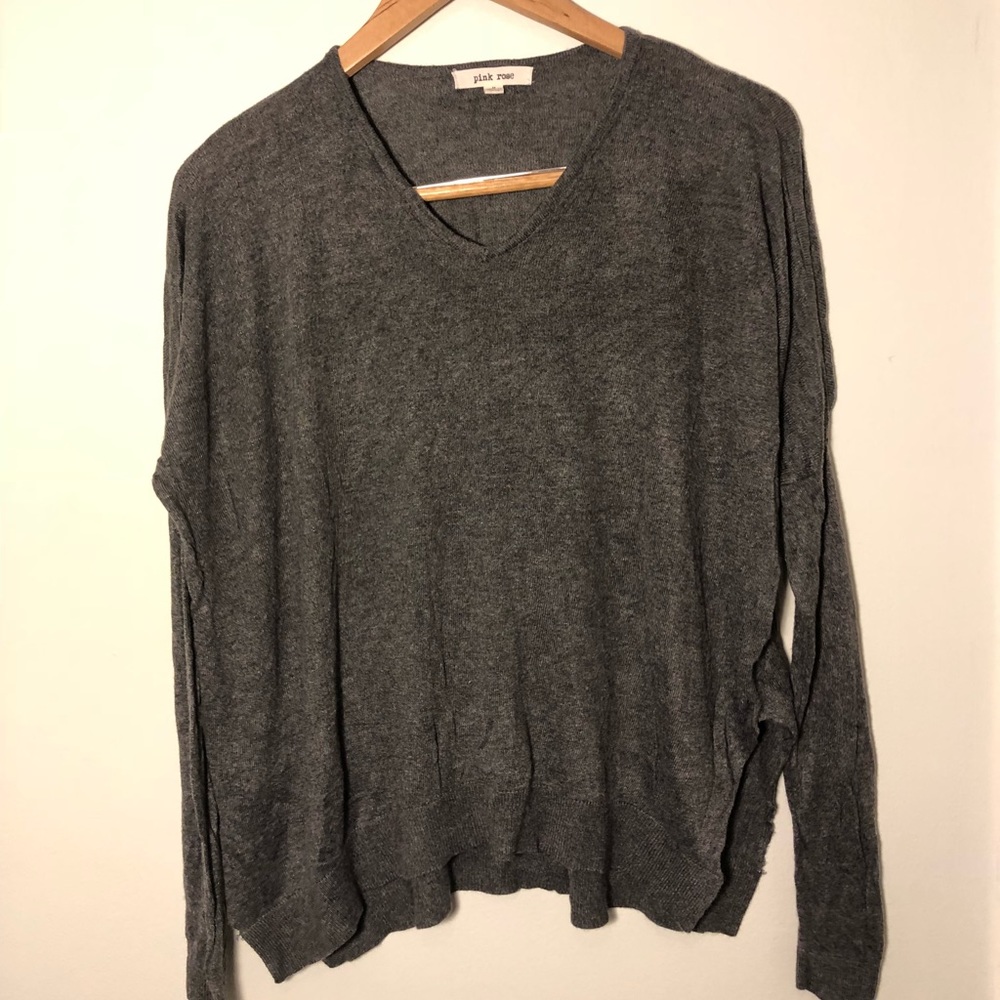 Grey Slouchy Sweater